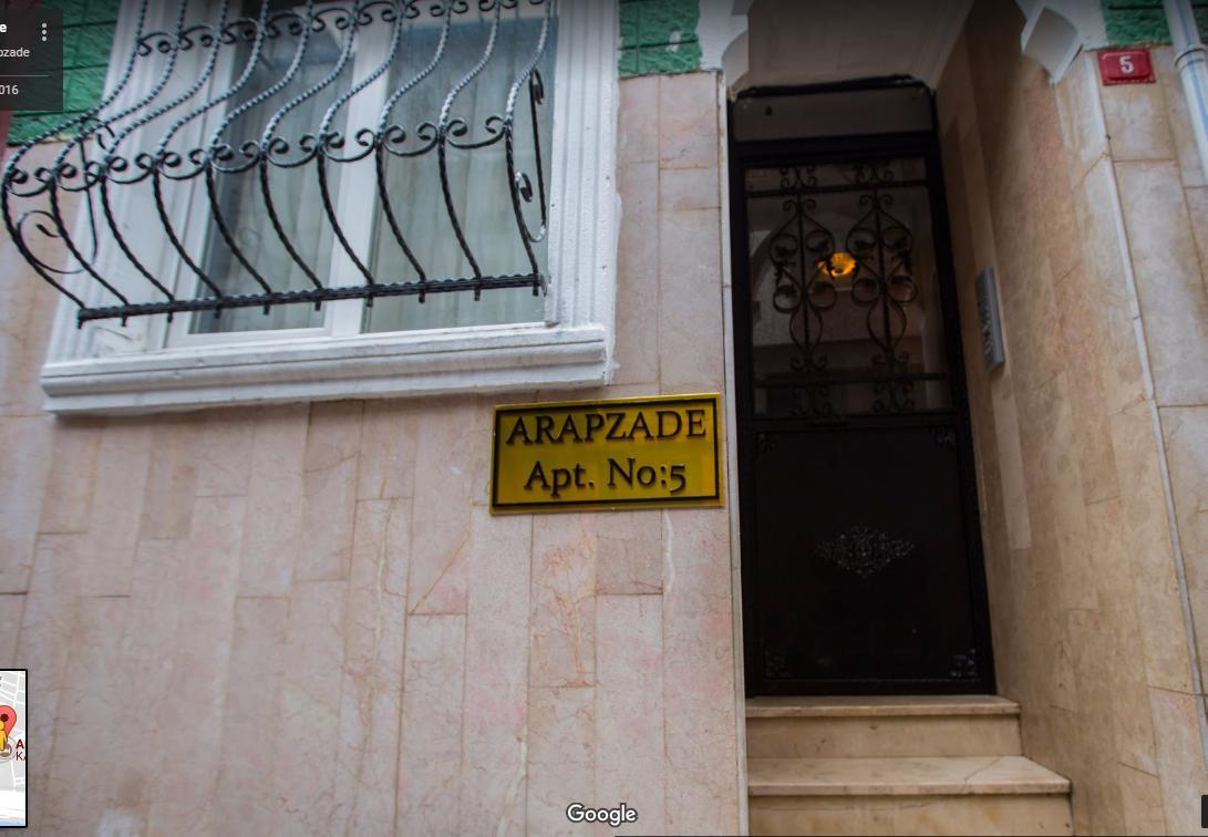 Arapzade Apart Otel Stambuł Zewnętrze zdjęcie